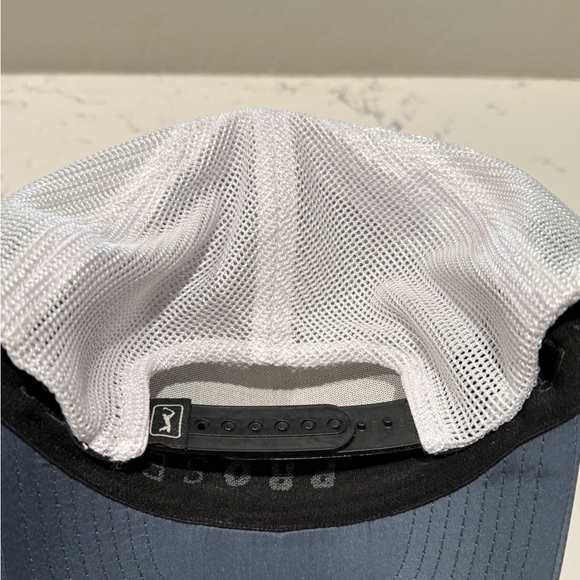 PGA Tour Blue Camo Trucker Golf Hat - Picture 3 of 4